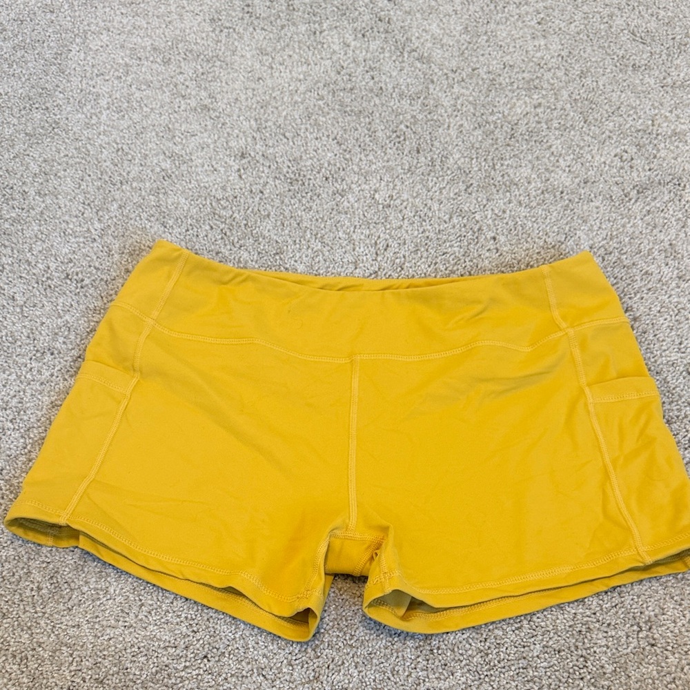 Yellow Women's Shorts